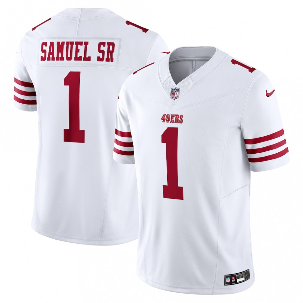 Deebo Samuel Sr San Francisco 49ers Nike Vapor F.U.S.E. Limited Jersey - White-GridironStore